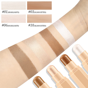 Nuevo Highlighting Rod Stick Bronzer Stick <span class=keywords><strong>Iluminador</strong></span> Larga duración Altamente Piamented Skin Brighten Shadow Contour Bronzer - Product Image 6