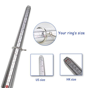 2pcs Set Aluminum <strong>Ring</strong> Size Diameter Adjuster Mandrel <strong>Ring</strong> Stick HK UK US Metal <strong>Ring</strong> Sizer <strong>Measuring</strong> <strong>Tool</strong> - Product Image 3