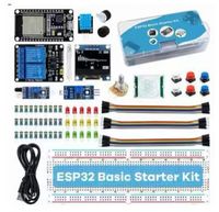 Kit de démarrage pour carte de développement IoT WiFi compatible ESP32, kit d'apprentissage de base pour les expériences DIY