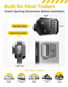 Sistema de Cerradura Digital Remota Avanzado para Autocaravana con Inteligencia Electrónica y Diseño Impermeable - Product Image 2