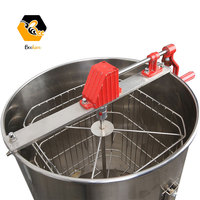 Fournisseurs fournissent directement des extracteurs de miel manuels à 4 cadres en acier inoxydable 304 de qualité alimentaire à prix raisonnable