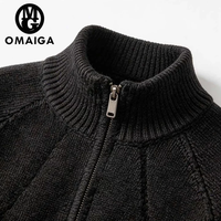 OMG Pull tricoté personnalisé tendance, anti-plis, anti-rétrécissement, respirant, séchage rapide, en Laine/Cachemire, coupe oversize, chaud, pour homme, hiver