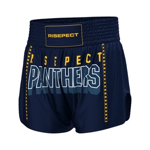 Shorts de Muay Thai Personalizados al por Mayor Unisex, Shorts de Boxeo Tailandés MMA, Sublimación OEM, Ropa de Artes Marciales - Product Image 1