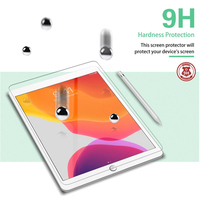 Film haute transparence 9H anti-traces de doigts, verre trempé super transparent 2.5D, protection d'écran 0.33 pour iPad 10.2 7ème, 8ème et 9ème génération