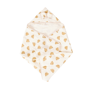 Toalla <span class=keywords><strong>de</strong></span> Baño con Capucha Personalizada para Bebé, 100% Algodón Orgánico, Toalla Poncho para Niños Pequeños, Manta para Bebé Recién Nacido, para <span class=keywords><strong>Playa</strong></span> y Natación - Product Image 3