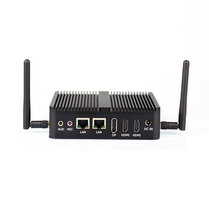 Портативный мини-ПК промышленный Intel 12th <span class=keywords><strong>CPU</strong></span> N100 J6412 DP 2xHD Dual Lan безвентиляторный компактный настольный компьютер - Product Image 1