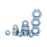 Écrous hexagonaux galvanisés au zinc de grade 5, norme américaine ASME B18.2.2, UNC UNF, fabricants de boulons et d'écrous fractionnés