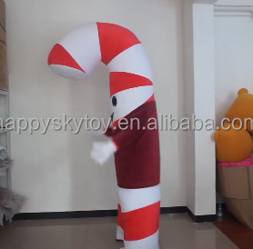 Divertido disfraz de Mascota de Navidad, bastón inflable personalizado y traje de bastón de caramelo para actuación de desfile y evento de Navidad - Product Image 2