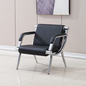 Chaise d'attente de salon en argent, prix de gros d'usine, chaise longue, canapé d'attente multi-places, canapé d'attente de hall - Product Image 3