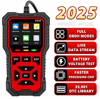 Escáner de Diagnóstico de Vehículos OBDII V539 con Funciones Completas, Lector de Códigos de Error Automotrices, Programación Electrónica Automotriz