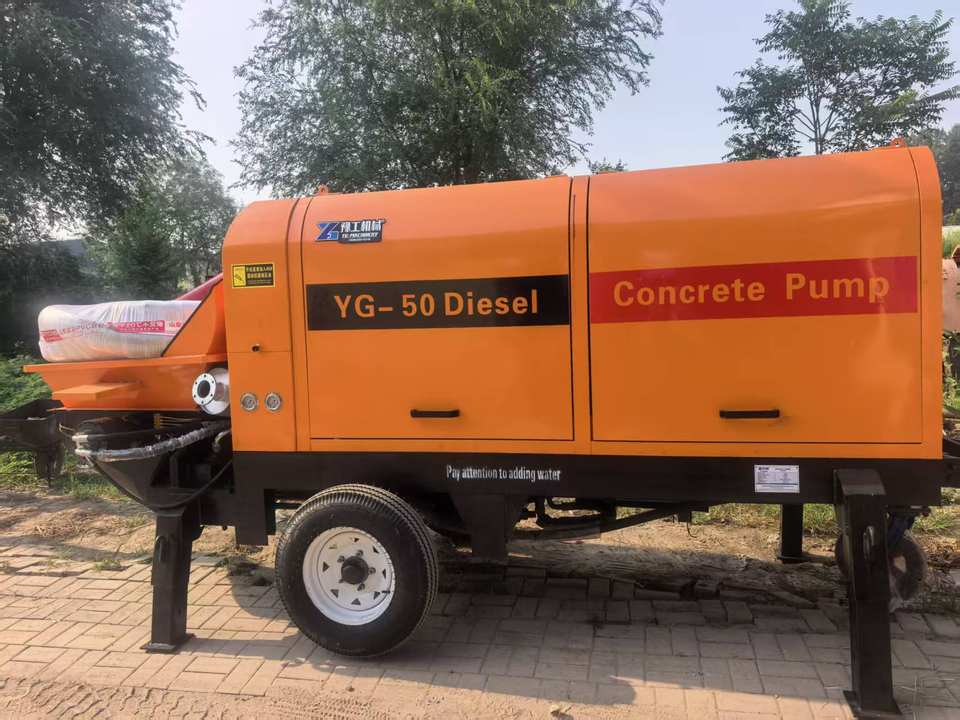 Stationary Concrete Pump Concrete Line Pump Fixed Location Concrete ...