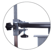 Table de toilettage pour animaux de compagnie de petite taille Shernbao FT-831, ronde, rotative, à levage pneumatique