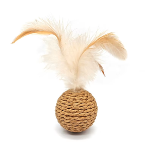 Jouet <span class=keywords><strong>pour</strong></span> <span class=keywords><strong>chat</strong></span> en sisal, baguette à plumes, outil d'auto-entretenissement <span class=keywords><strong>pour</strong></span> chatons et chats adultes, jouet à ressort <span class=keywords><strong>pour</strong></span> intérieur, jouet à lancer, vente en gros - Product Image 4
