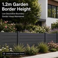Clôture en aluminium décorative pour jardin et aménagement paysager, panneaux anti-rouille pour l'intimité avec un design élégant et décoratif