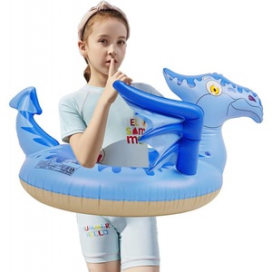 Inflatable Dinosaur Swimming Ring 80x75x46cm For Children Novelty Float Pool Toy PVC Material - Product Image 2