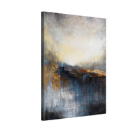 Peinture à l'huile abstraite 100% peinte à la main sur toile, paysage moderne texturé, tableau mural pour la décoration du salon et de l'entrée