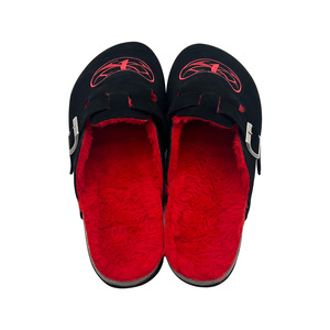 Sabots Personnalisés Mi-Ouvrés pour Homme, <span class=keywords><strong>Mules</strong></span> en Cuir avec Soutien de la Voûte Plantaire, Sabots Doublés en Fausse <span class=keywords><strong>Fourrure</strong></span>, Chaussons en Liège à Enfiler - Product Image 5