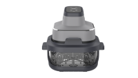 Friteuse à air électrique moderne 4L intelligente avec fenêtre en verre, 1500W, chauffage rapide par circulation d'air chaud, panier amovible anti-brûlure en plastique