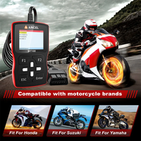 Dispositif de diagnostic professionnel pour moto ANCEL MT100 2026, lecteur de codes OBD2, outils de diagnostic MT100