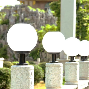 <b>Solar</b> <b>Post</b> <b>Light</b> Outdoor Pillar <b>Light</b> Waterproof Garden Yard Patio Decor <b>Light</b> 2 Types Base Plastic Stainless Steel - Product Image 4