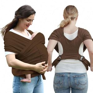 Échantillon gratuit : Porte-bébé/écharpe de portage décontractée pour tout-petits, respirant et mains libres, réglable (Gris clair) - Product Image 1