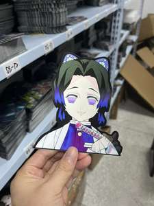 Pegatinas impermeables de Demon Slayer para niños, figuras de Anime Kochou <span class=keywords><strong>Shinobu</strong></span>, adhesivo creativo de coche, pegatina de movimiento para pared - Product Image 4