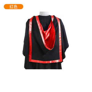 Túnica de Graduación y Tocado para Licenciatura y Doctorado, Venta al por Mayor, Unisex, Tejido, Colores Combinados: Rojo, Morado, Blanco, Naranja, Azul Rey, Amarillo - Product Image 2
