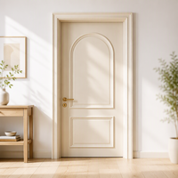 Porte intérieure en bois massif DEMEA, couleur personnalisée, style classique français, isolation thermique, design contemporain, pour villa de luxe.