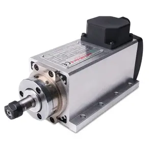 High Speed 24000RPM 1.5KW ER11 CNC Spindle Motor Square Air Cooling Spindle for CNC Milling Drilling Machine