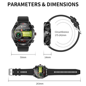 T95 Smart Watch with Wireless Earbuds 1.52'' IPS 68g 128kb+16kb HX3918 Nucleus 400mAh Android 5.0 Smartwatch Magnetic Charging - Product Image 5