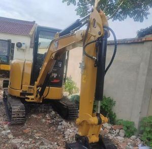 Mini-excavatrice Caterpillar 303.5E d'origine japonaise, mini-excavatrices Cat 3 tonnes sur chenilles, accessoire tarière hydraulique d'occasion - Product Image 4