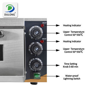 <span class=keywords><strong>Four</strong></span> à pizza électrique à prix compétitif, protection contre les hautes températures et la surchauffe, 50-300 ° C pour la cuisine rapide des plats préparés - Product Image 4