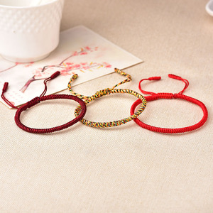 2026 Hot Sale Handmade Woven Vajra Knot <b>Bracelet</b> <b>Adjustable</b> Handmade Knot Wrist <b>Bracelet</b> for Women Men - Product Image 4