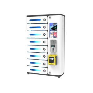 MIA Pre 8 Portes - Casier de recharge mobile à monnayeur et à carte de crédit, compatible avec les paiements sans espèces (ex. paiement par carte bancaire) Visa Master Card Google Pay - Product Image 4