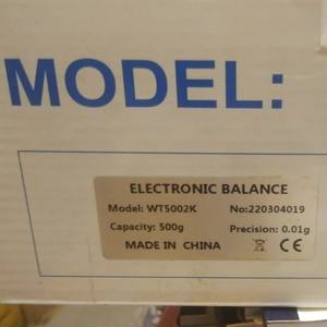 เครื่องชั่งอิเล็กทรอนิกส์ Medco 500 กรัม ความละเอียด 0.01 กรัม เครื่องชั่งสำหรับห้องปฏิบัติการ รุ่น WT5002K เครื่องชั่งดิจิตอล - Product Image 2