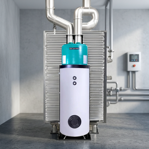 Calentador de Agua a Gas de Condensación de Alta Eficiencia con Certificación CE, Capacidad de 1000 L, 65 kW, Clase de Eficiencia Energética, Controlado por Aplicación, Acero Inoxidable - Product Image 2