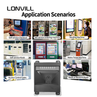 Lecteur de codes-barres CMOS haute résolution LONVILL, design ultra-fin et compact, intégration facile, pour kiosque en libre-service