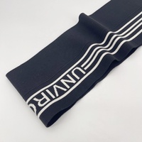 Vente directe des fabricants de manchettes côtelées et d'ourlet côtelé en coton élasthanne jacquard écologique à utiliser pour les vestes en cuir