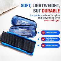 Sac de thérapie polyvalent Hot & Cold Pack Relief pour la cheville, le coude, le genou et le poignet-Cooling Therapy Bag with Ice & Heat Pad Wraps