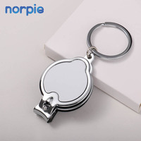 Coupe-ongles personnalisé le plus populaire avec ouvre-bouteille, coupe-ongles par sublimation, coupe-ongles rond avec porte-clés