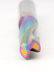 アルミニウム合金フラットベースドリルビット DLCコーティング カラフル180度ベベル曲面金属穴あけ皿穴ドリル - Product Image 5