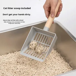 Lettiera per Gatti Extra Large Rettangolare con Cassetto, Completamente Chiusa, Deodorante, Rialzata, Facile da Pulire, in Metallo e Plastica, Per Tutte le Stagioni - Product Image 2