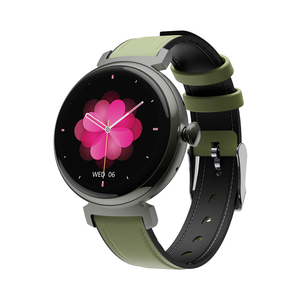 Reloj Inteligente DM70 AMOLED para <span class=keywords><strong>Mujer</strong></span>, Pantalla Pequeña de 1.04 Pulgadas, Llamadas Bluetooth, Monitor de Oxígeno en Sangre, Reloj Inteligente de Moda de Acero Dorado para Damas - Product Image 5