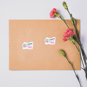 สติกเกอร์ติดกาวสำหรับใช้ในอุตสาหกรรมของขวัญงานพิมพ์ยูวีลายการ์ตูนน่ารัก - Product Image 3