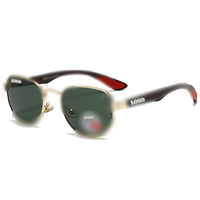 Lunettes de soleil de marque avec monture en métal et verres PC, lunettes de soleil de luxe, lunettes de soleil de créateur, lunettes de soleil polarisées de haute qualité pour hommes et femmes