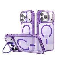 Coque de téléphone magnétique mate dépolie en gros, anti-traces de doigts, antichoc, toucher doux, hybride TPU PC pour iPhone 17 18 Pro Max