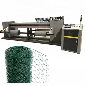 high speed hexagonal chicken wire mesh netting machine de fabrication de cage de poulet