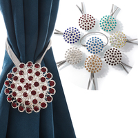 Sangles de rideaux de luxe de style européen, boucle de rideau magnétique non perforée, accessoires de fenêtre créatifs, rideau à lacets