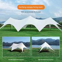 Toldo de camping Cloud Top Three Peaks Butterfly Canopy, grande, de doble pico, impermeable, con protección solar UPF50+, para acampar al aire libre.