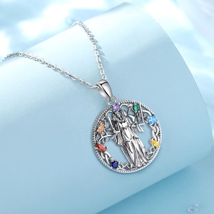 Olorful-pendientes <span class=keywords><strong>de</strong></span> plata <span class=keywords><strong>de</strong></span> primera ley para <span class=keywords><strong>mujer</strong></span>, accesorio <span class=keywords><strong>de</strong></span> color negro y negro, 925mm - Product Image 4